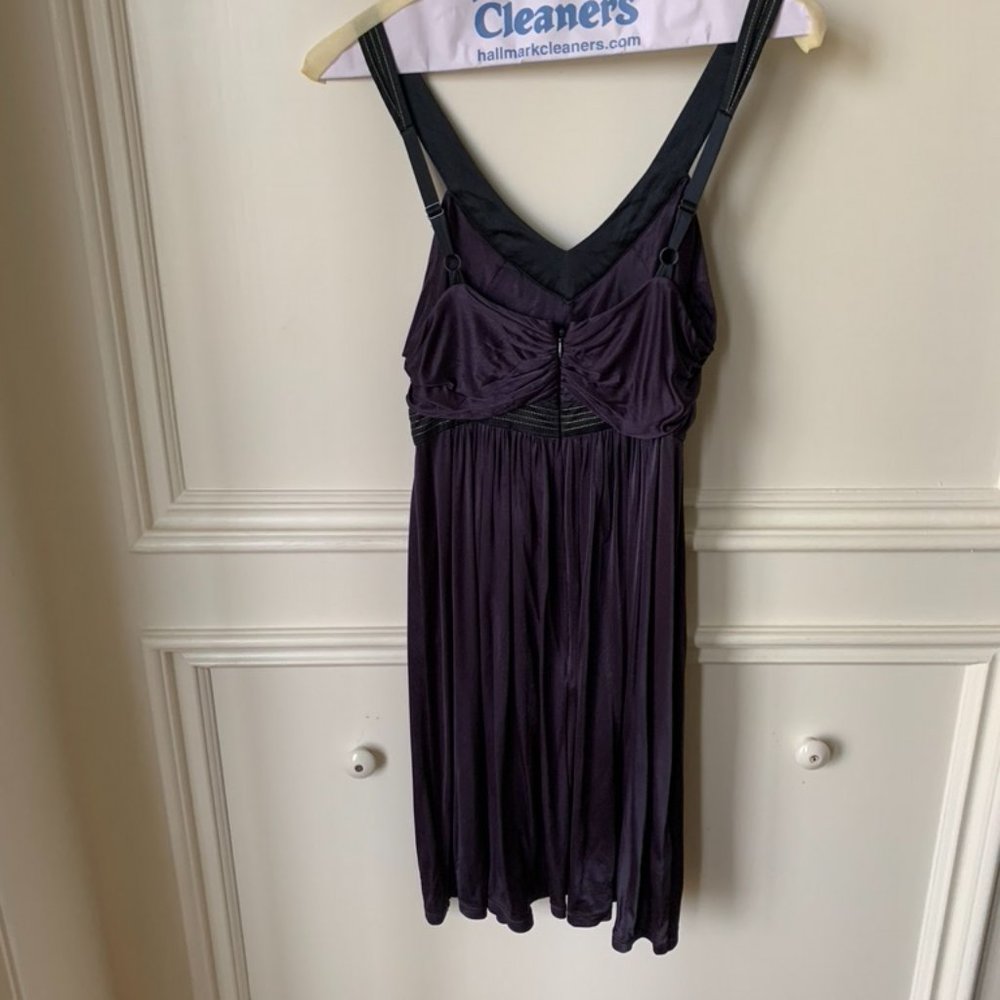 BCBG MAXAZRIA Deep Purple Cocktail Dress - Picture 2 of 6